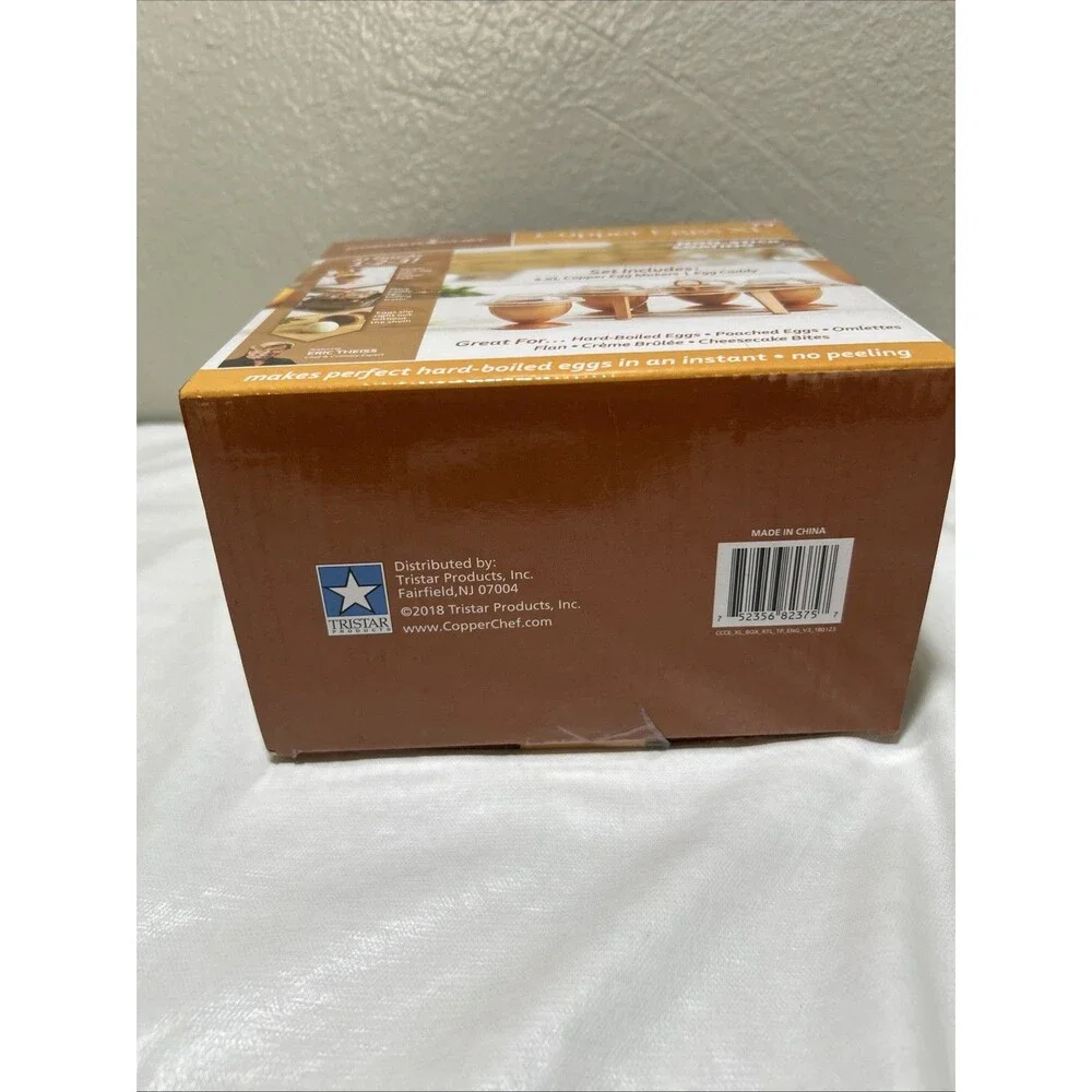 Copper Chef Copper Eggs XL (As Seen On TV) New With Recipe Book